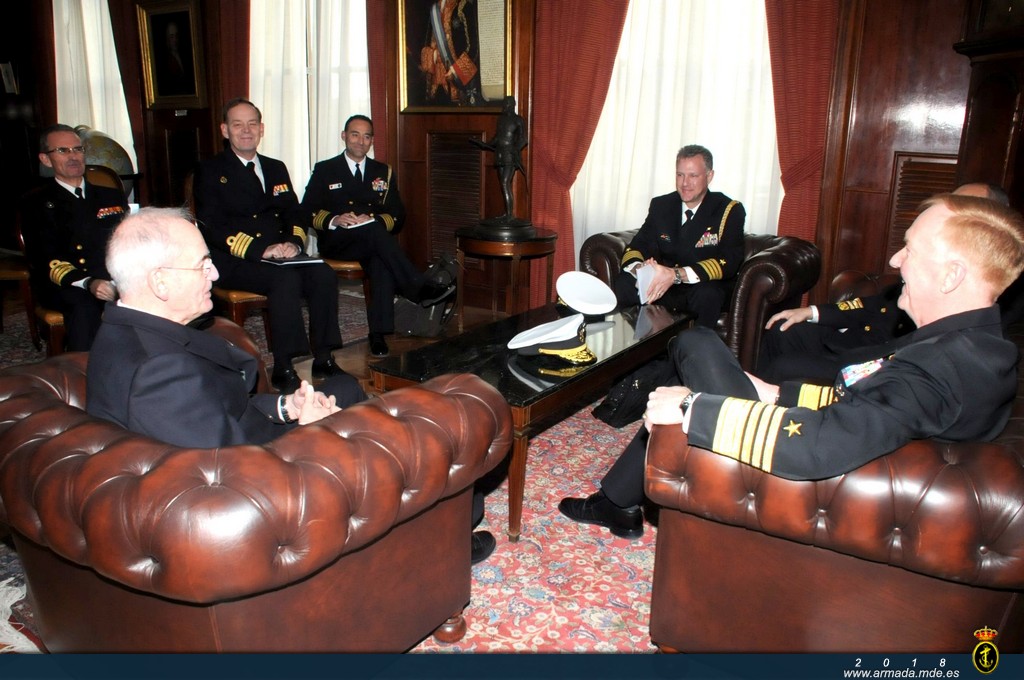 Visita del Almirante James Gordon Foggo III, Almirante de la Armada de EEUU al CGA